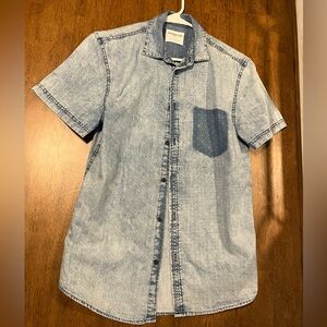 Cedarwood State Light Blue Short Sleeve Shirt